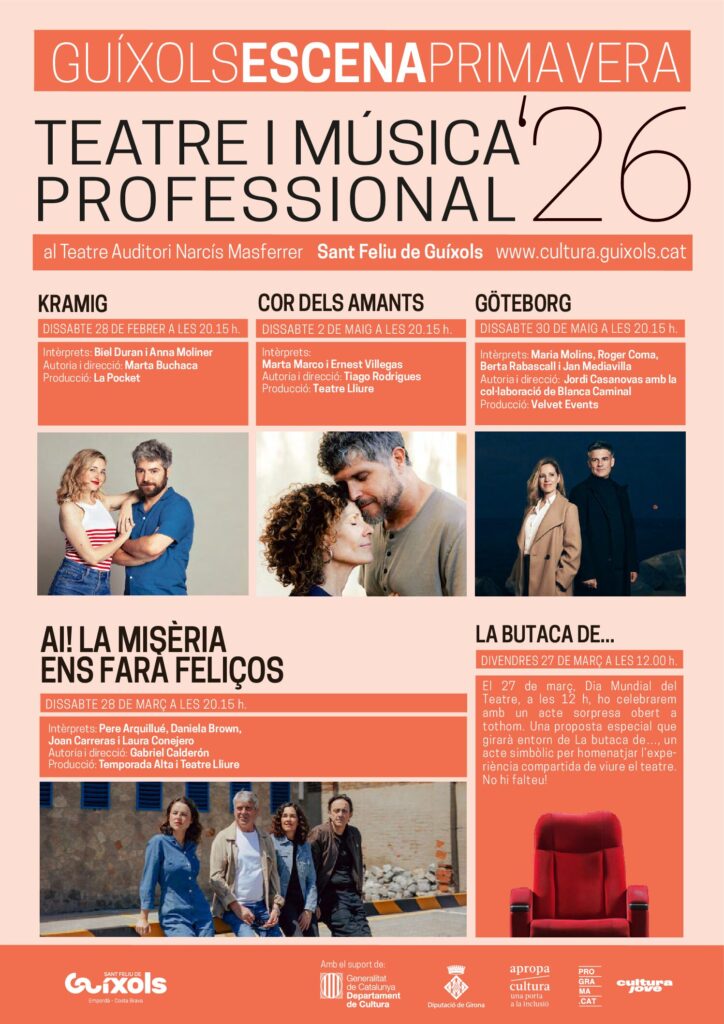 GUÍXOLS ESCENA PRIMAVERA 2026 A LA VENDA