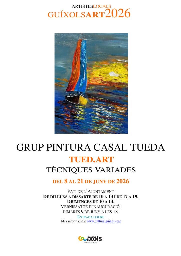 GRUP DE PINTURA CASAL TUEDA AL PATI DE L’AJUNTAMENT