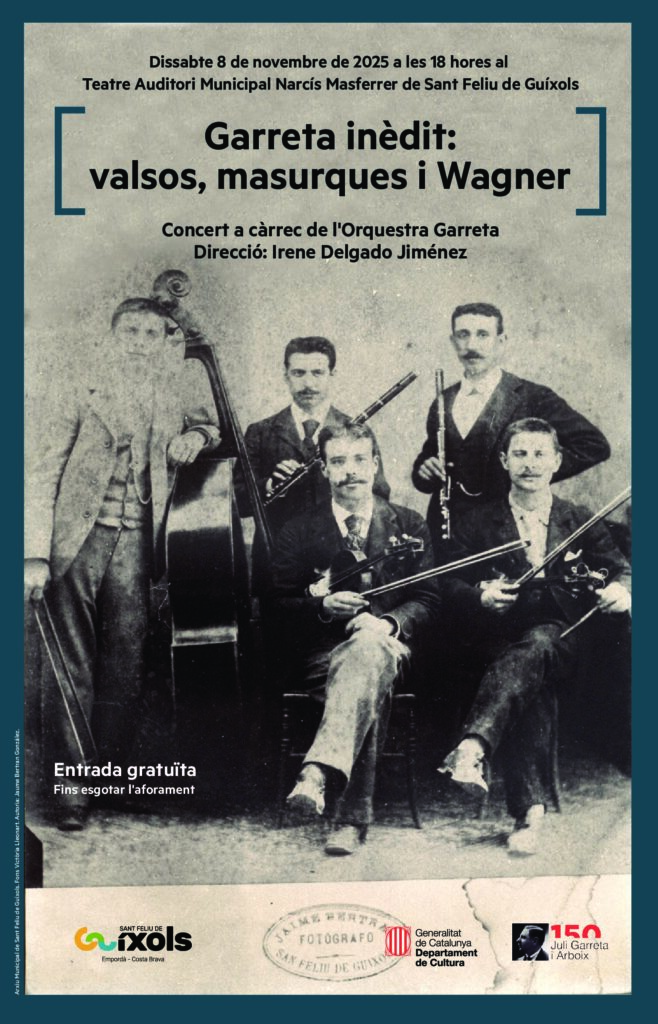 Concert “Garreta inèdit: valsos, masurques i Wagner”