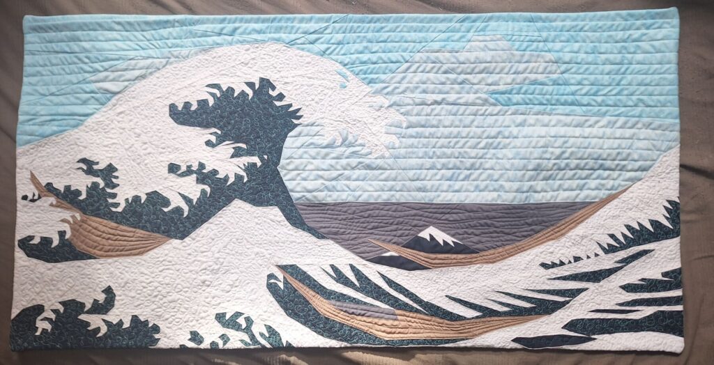 El blau etern del mar d’Aurora Calvet _ Patchwork